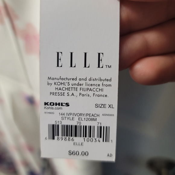 Elle Floral Dress NWT Size XL - Picture 2 of 2